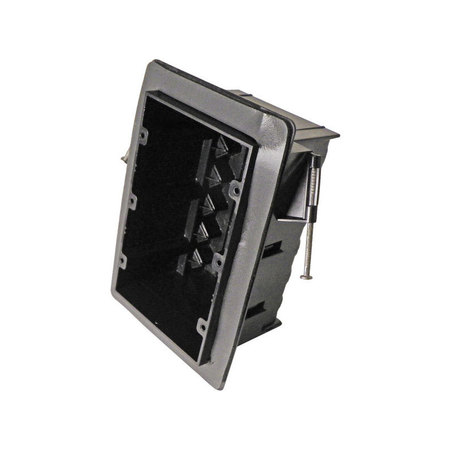CANTEX Electrical Box, 54 cu in, Vapor Proof Box, 3 Gang, PVC, Rectangular EZ54TN-RG